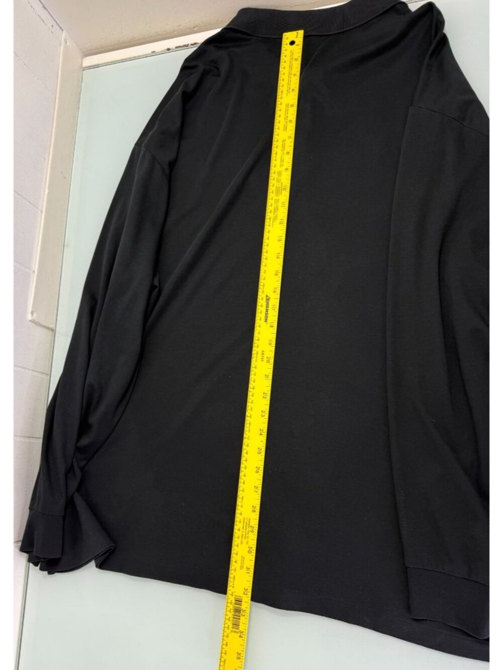 Polo Ralph Lauren Shirt 4XLT Big & Tall Long Sleeve Flesh Pony Black Preppy - Picture 7 of 8